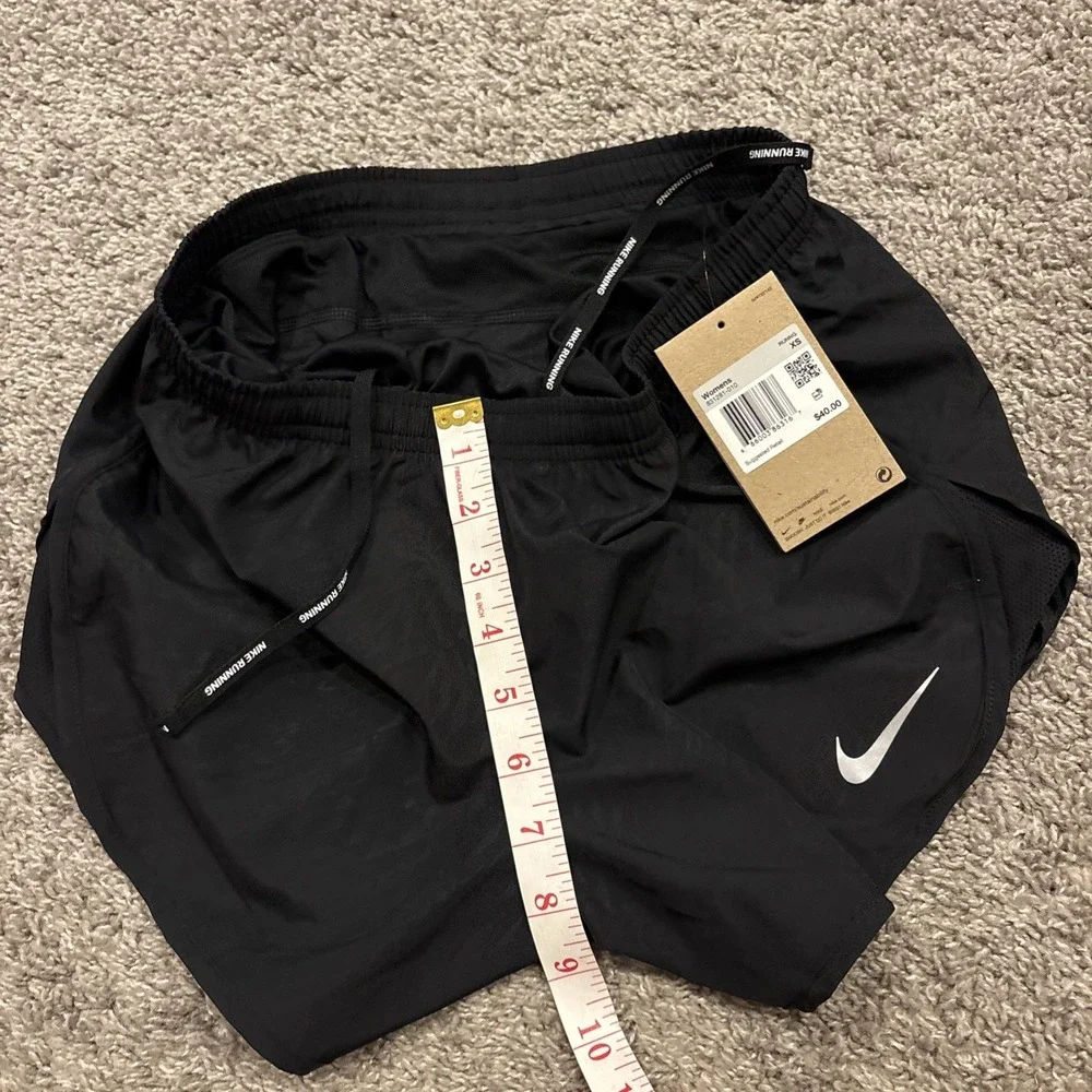 NEW Nike Tempo Women's Sz XS Brief-Lined Running Shorts Black 831281-010 NEW